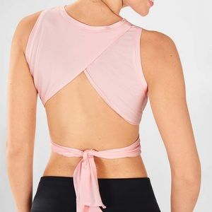 Fabletics Black Marissa Tie Up Tank